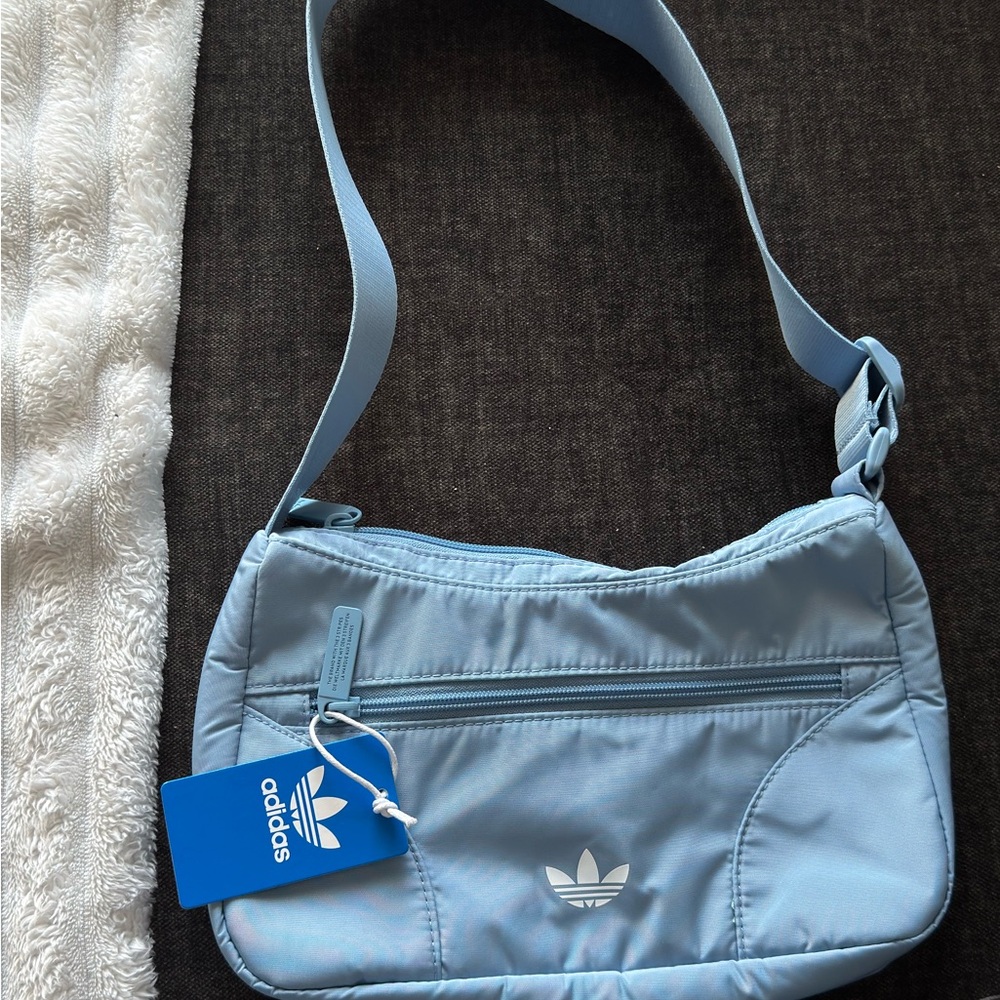 Adidas Sky Blue Shoulder Bag